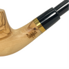 Dapper 9mm Full Bent Olive Wood Churchwarden Pipe