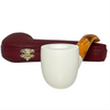 Deluxe Smooth Flat Rim Meerschaum Pipe
