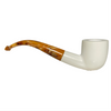 Deluxe Smooth Flat Rim Meerschaum Pipe