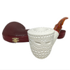 Special 9mm Signed Govem Lattice Meerschaum Pipe