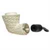 Special A. Govem Masonic Sterling Silver Meerschaum Pipe