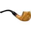 Meerschaum Lined 9mm Full Bent Dapper Olive Wood Pipe