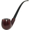 Apple Red Italian Briar Churchwarden Pipe