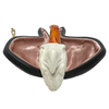Eagle with Deep Bowl Meerschaum Pipe