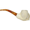 Designer Lattice Bowl in Claw Meerschaum Pipe