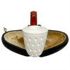 Special 9mm Teardrop Lattice Meerschaum Pipe Special 9mm Teardrop Lattice Meerschaum Pipe