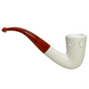 Special 9mm Smooth Hand Carved Meerschaum Pipe