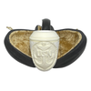 US Navy Emblem Rustic Govem Signed Meerschaum Pipe