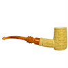 Deluxe Sitting Basket Weave Meerschaum Pipe Deluxe Sitting Basket Weave Meerschaum Pipe