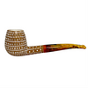 Deluxe Pre-colored 3D Lattice Meerschaum Pipe