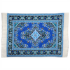 Miniature Turkish Woven Pipe Carpet - Blue