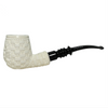 US Marine Corps Emblem Basket Weave Meerschaum Pipe
