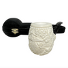 US Marine Corps Emblem Basket Weave Meerschaum Pipe