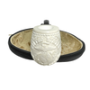 US Marine Corps Emblem Basket Weave Meerschaum Pipe