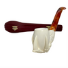 Signed Selver Claw Churchwarden Meerschaum Pipe Signed Selver Claw Churchwarden Meerschaum Pipe