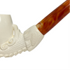 Signed Selver Claw Churchwarden Meerschaum Pipe Signed Selver Claw Churchwarden Meerschaum Pipe