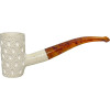 Deluxe Poker Lattice Meerschaum Pipe