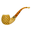 Special 3D Lattice Apple Meerschaum Pipe
