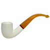 Deluxe Smooth Full Bent Arasta Meerschaum Pipe