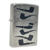 Zippo Street Chrome Chart Pipe Lighter