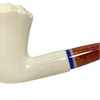 Special Smooth Arasta Rustic Rim Meerschaum Pipe