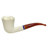 Special Smooth Arasta Rustic Rim Meerschaum Pipe