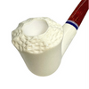 Special Smooth Arasta Rustic Rim Meerschaum Pipe