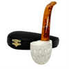 Teardrop Lattice Govem Meerschaum Pocket Pipe