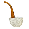 Rusticated Meerschaum Pocket Pipe