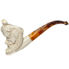 Deluxe Bacchus Lattice Shank Meerschaum Pipe