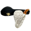 Deluxe Lattice Backwards Claw Meerschaum Pipe