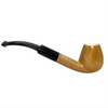 Deluxe Pre-colored Smooth Oval Shank Meerschaum Pipe