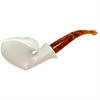 Special Smooth Freehand Flared Shank Meerschaum Pipe