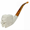 Skull with Mane Meerschaum Pipe