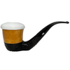 Calabash African Gourd Wood Meerschaum Pipe - Extra Large