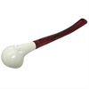 Smooth Brandy Churchwarden Meerschaum Pipe