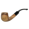Billiard Saddle Stem 9mm Italian Olive Wood Pipe