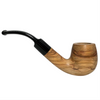 Billiard Saddle Stem 9mm Italian Olive Wood Pipe