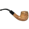 Billiard 9mm Bent Stem Italian Olive Wood Pipe