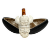 Laughing Viking Hand Carved Meerschaum Pipe
