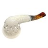 Special Calabash Silver Band Meerschaum Pipe