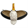 Special Bulldog in Backwards Claw Meerschaum Pipe