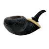 HS Studio Sandblasted Acorn Nosewarmer Briar Pipe