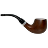 Meerschaum Lined Smooth 9mm Brown Pear Wood Pipe