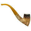 Calcined Rustic Pickaxe Meerschaum Pipe Set