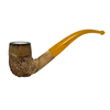 Calcined Smooth and Rusticated Meerschaum Pipe Set