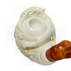 Baglan Signed Hand-Carved Cavalier Meerschaum Pipe