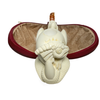 Kenan Signed Dragon Hatching in Claw Knurl Meerschaum Pipe