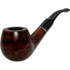 Royal Apple Silver Ring Italian Briar Pipe