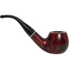 Royal Red Brandy Silver Ring Italian Briar Pipe